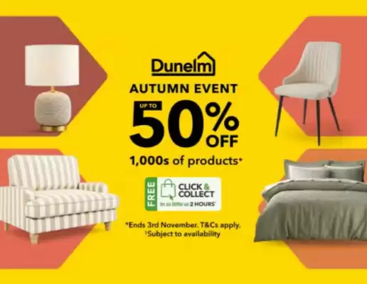 Dunelm catalogue (valid until 23-10)