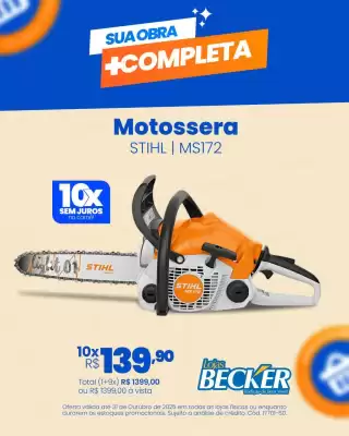 Folheto Lojas Becker (válido até 31-10)