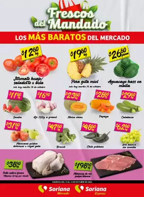 Folleto Soriana Express (válido hasta 16-10)