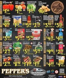 Pepper's Foods flyer Page 1