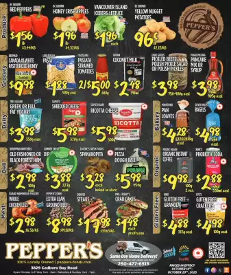 Pepper's Foods flyer (valid until 9-11)