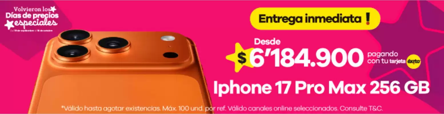 Catálogo Éxito (válido hasta 31-10)