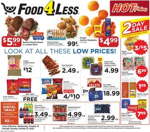 Food 4 Less weekly ad week 42 Page 1