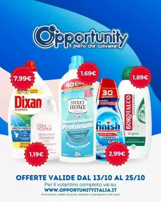 Volantino Opportunity Shop (valido fino al 25-10)