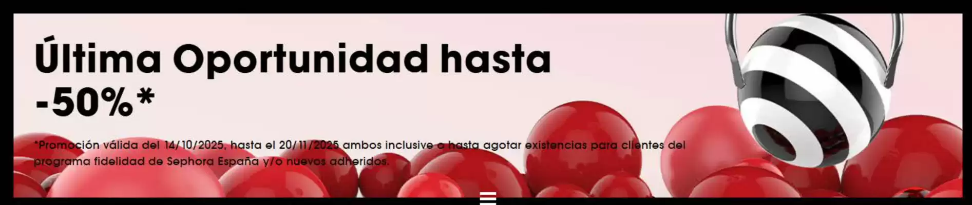 Catálogo Sephora (válido hasta el 20-11)