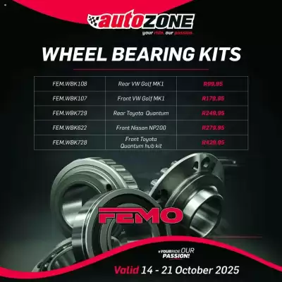 AutoZone catalogue (valid until 21-10)