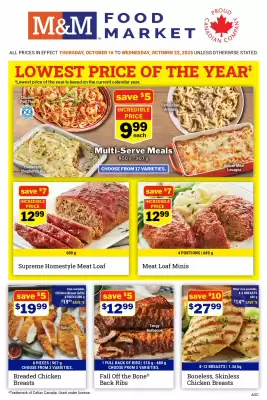 M & M Food Market flyer