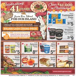 Country Grocer flyer week 42 Page 1