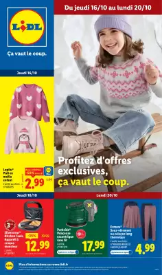 Catalogue Lidl (valable jusqu'au 20-10)