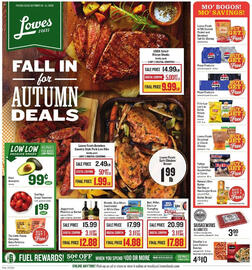 Lowes Foods weekly ad week 42 Page 1