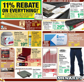 Menards weekly ad week 42 Page 1