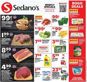 Sedano's weekly ad week 42 Page 1