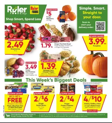 Ruler Foods weekly ad (valid until 28-10)
