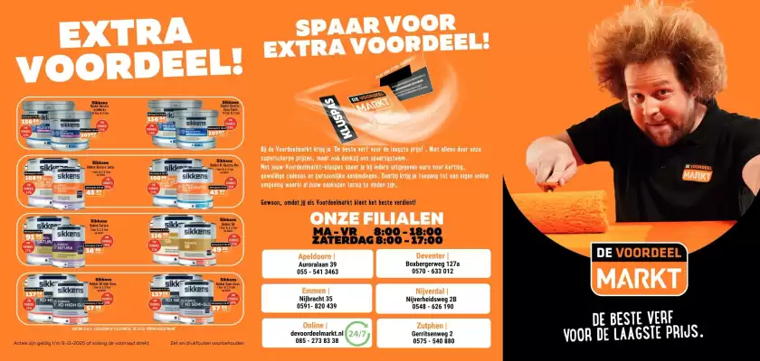 De voordeelmarkt folder (geldig t/m 9-11)