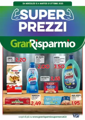 Volantino Gran Risparmio (valido fino al 21-10)