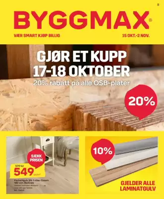 Byggmax kundeavis (gyldig til 2-11)
