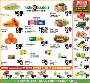 Baja Ranch weekly ad week 42 Page 1