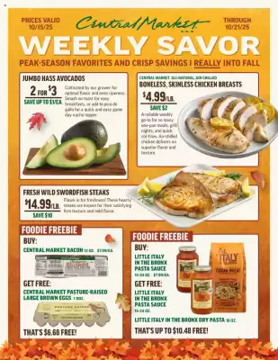 Central Market weekly ad (valid until 21-10)