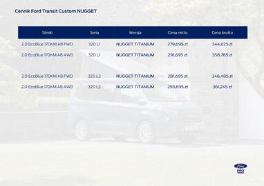 Ford gazetka | Transit Custom Nugget Strona 3