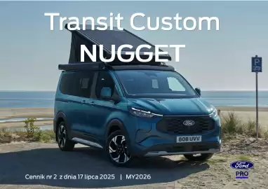 Ford gazetka | Transit Custom Nugget Strona 1