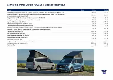 Ford gazetka | Transit Custom Nugget Strona 9
