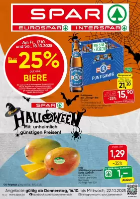 Eurospar Flugblatt (gültig bis 22-10)