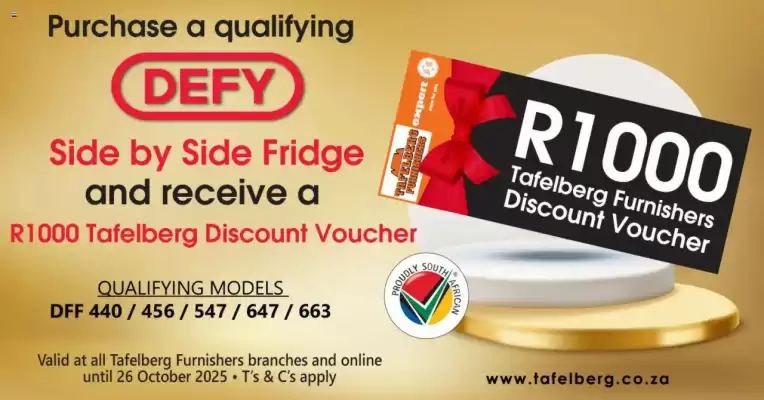 Tafelberg Furnishers catalogue (valid until 26-10)