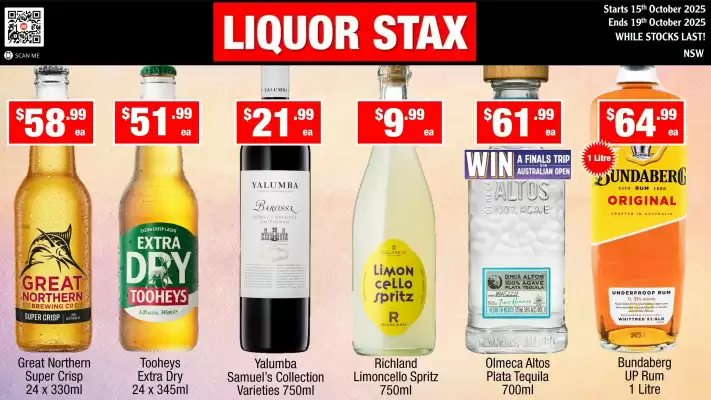 Liquor Stax catalogue (valid until 19-10)