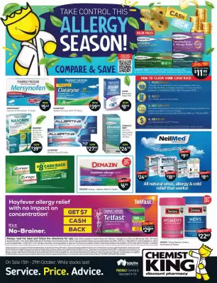Chemist King catalogue (valid until 29-10)