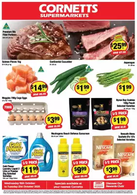 CORNETTS catalogue (valid until 21-10)