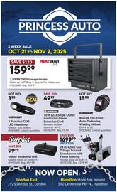 Princess Auto flyer Page 1