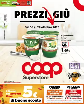 Volantino Coop Superstore (valido fino al 29-10)