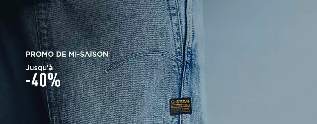 Catalogue G-Star Raw (valable jusqu'au 31-10)