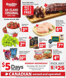 Quality Foods flyer week 42 Page 1