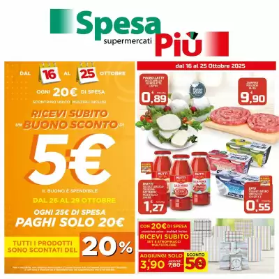 Volantino SpesaPiù Supermercati (valido fino al 25-10)