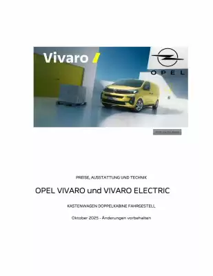 Opel Flugblatt (gültig bis 7-11)