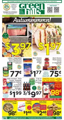 Green Hills Grocery weekly ad (valid until 21-10)