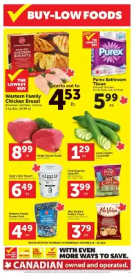 Buy-Low Foods flyer (valid until 22-10)