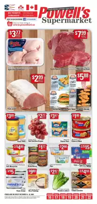 Powell's Supermarket flyer (valid until 22-10)