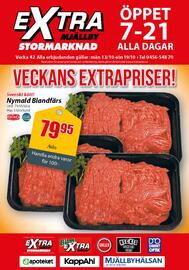 Extra Mjällby Stormarknad reklamblad vecka 42 Sida 1