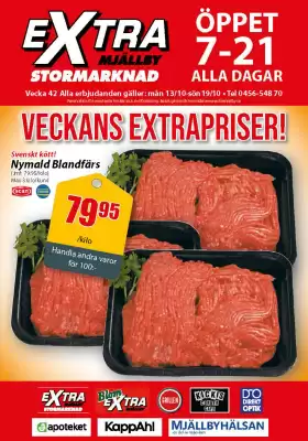 Extra Mjällby Stormarknad reklamblad