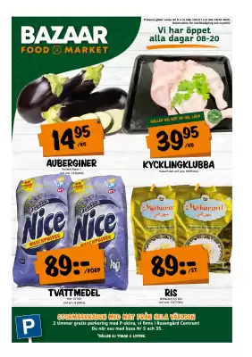 Bazaar Food market reklamblad (giltig till och med 18-10)