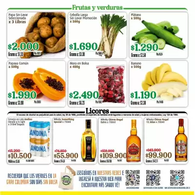 Catálogo La Gran Colombia (válido hasta 29-10)