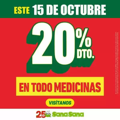 Catálogo Farmacias SanaSana (válido hasta 29-10)