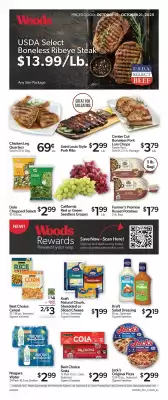 Woods Supermarket weekly ad (valid until 21-10)