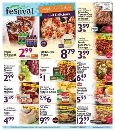 Festival Foods weekly ad week 42 Page 1