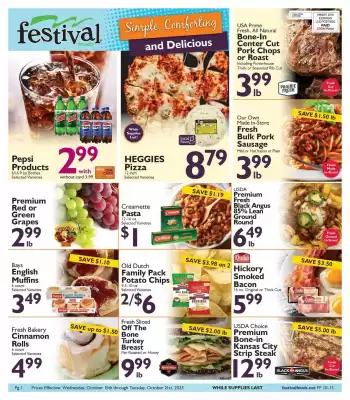 Festival Foods weekly ad (valid until 21-10)