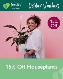 Squires Garden Centres leaflet Page 1