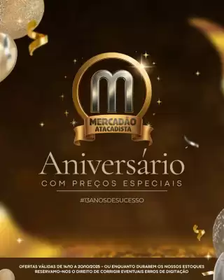 Folheto Mercadão Atacadista (válido até 20-10)