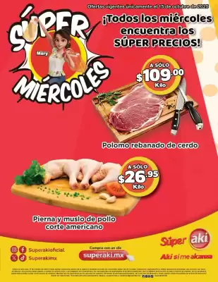 Folleto Super Aki (válido hasta 15-10)